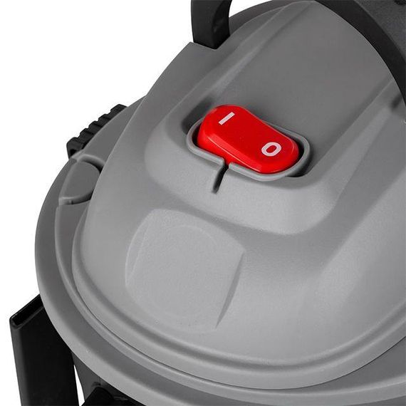 Пилосос будівельний, 1,0 кВт, >17 кПа, бак 15 л пластик, шланг 1,5 м INTERTOOL DT-1015 | Зображення 4