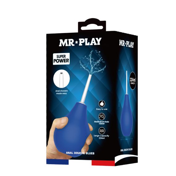 Анальный душ - Mr.Play Anal Douche Blueb Blue sexstyle | Зображення 7