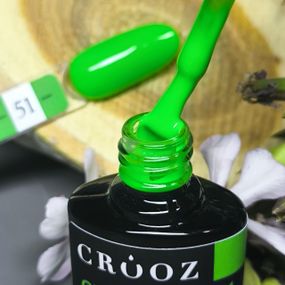 Гель-лак Crooz 51 (неоново-салатовый) 8мл