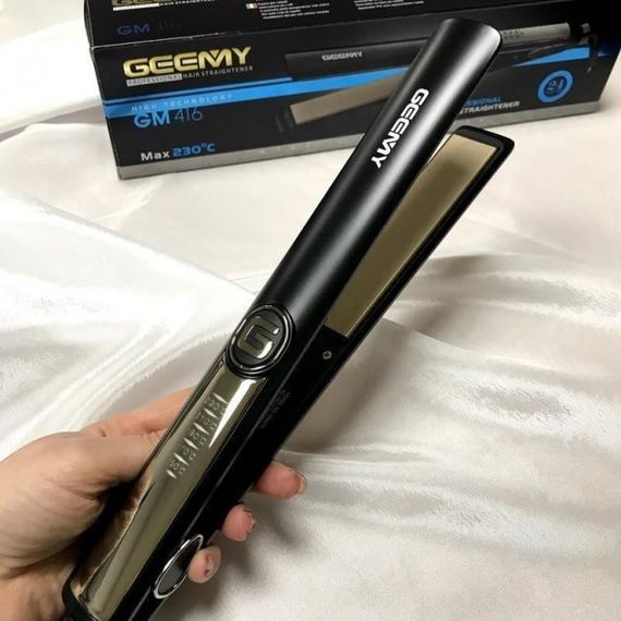 Щетка щипцы для выпрямления волос Gemei GM-416, Щипцы плойка для выпрямления волос, Плойка XR-966 для локонов | Зображення 2