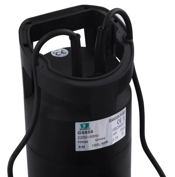 Насос дренажний Pumpman GS550 Нmax 8 м Qmax 9,3 куб.м 550 Вт (CV029786) | Зображення 4