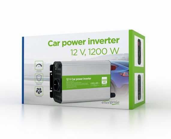 Автомобільний інвертор EnerGenie EG-PWC1200-01, на 1200 Вт | Зображення 3