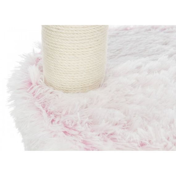 Дряпка-будиночок Trixie Harvey для котів джут/плюш біло-рожева 54х40х73 см | Зображення 2