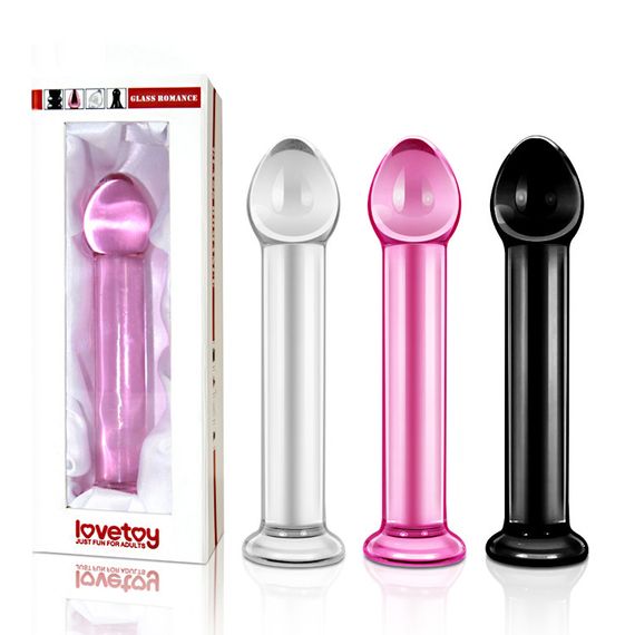 Фалоімітатор - Glass Romance 7" Black sexstyle | Зображення 2