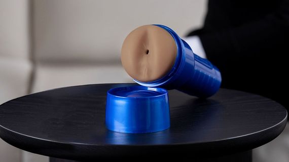Мастурбатор попа в колбі Fleshlight Boost Blast Female, коричневий Sex Aura | Зображення 1