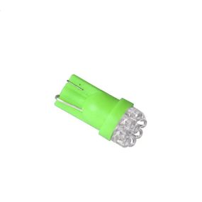Автолампа Terra T10 / W5W, цоколь W2.1x9.5d, LEDx7, зеленый, 12V