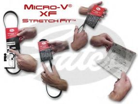 Поліклінові ремені Micro-V StretchFit (Вир-во Gates) GATES 4PK830SF на BMW 7 седан (E65, E66, E67)