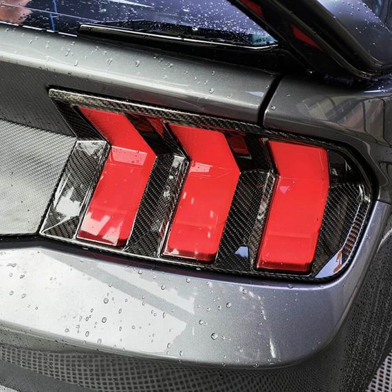 Накладки на Задние Фонари (Карбон) для Ford Mustang 2024- гг | Зображення 3