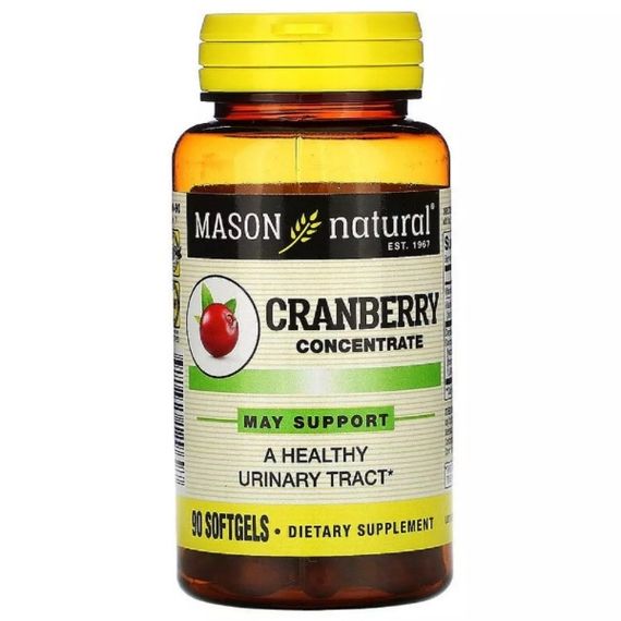 Клюква Mason Natural Cranberry Concentrate 90 Caps