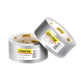 Лента клейкая армированная серая 50мм*25м UNIFIX