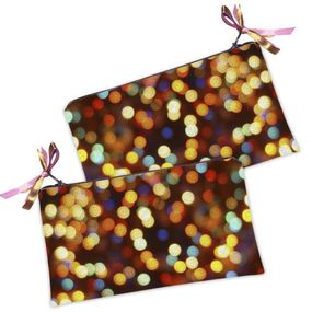 Косметичка жіноча Яркие новогодние огни 20х12 см (K_15NGNAS007)