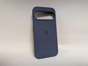 Чохол для Google Pixel 10 Pro / Гугл Піксель 10 Про, Lakshmi, з логотипом, м'який, протиударний, софт тач, синій