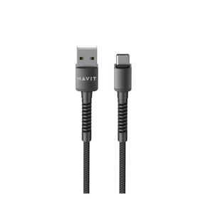 Кабель USB Type-C Havit HV-CB6197 2,1А 1м чорний