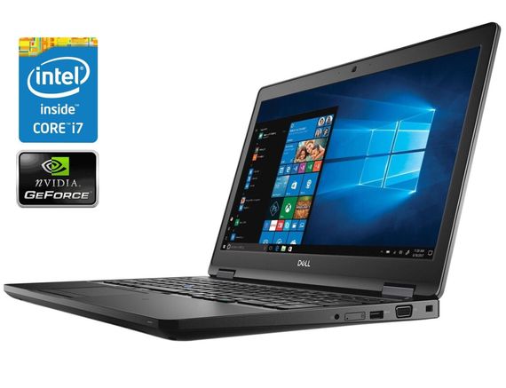 Ноутбук Dell Latitude 5591 / 15.6" (1920x1080) IPS / Intel Core i7-8750H (6 (12) ядер по 2.2 - 4.1 GHz) / 16 GB DDR4 / 240 GB SSD / nVidia GeForce MX130, 2 GB DDR5, 64-bit / WebCam б/в