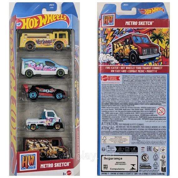 Hot Wheels Priority Patrol Подарочный набор из 5-ти машинок Хот Вилс | Зображення 1