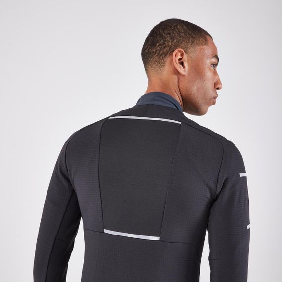 Футболка з довгими рукавами чоловіча KIPRUN Run 500 для бігу чорна - M. | Зображення 1