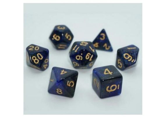 Набор кубиков Galaxy 7 Dice Set Dark Blue (7 шт.)