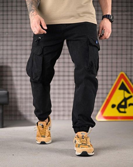 Городские штаны карго Jean black РП7437 | Зображення 2