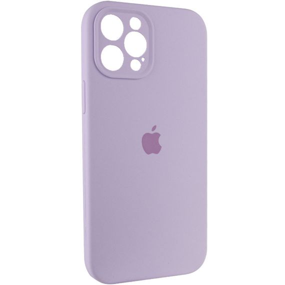 Чохол Silicone Case Full Camera Protective (AA) для Apple iPhone 12 Pro (6.1") Бузковий/Lilac | Зображення 1