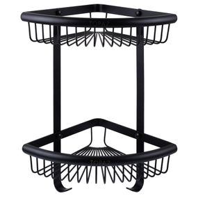 Поличка кутова подвійна TOPAZ TKB-4115-2-BL