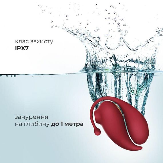 Смарт іграшка Adrien Lastic Inspiration: віброяйце і вакуумний стимулятор з керуванням зі смартфону | Зображення 4
