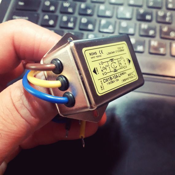 Пристрій захисту emi фільтр емі AC CW1B-10A-L | Зображення 1