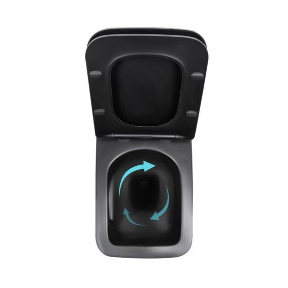 Готовое решение Qtap для ванной комнаты: подвесной унитаз Gemini Ultra Quiet 520x360x350 + комплект инсталляции Standard (линейная | Зображення 5