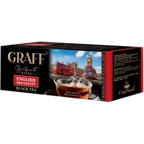 Чай Graff English Breakfast 20х2 г (4820279610016) - Топ Продаж!