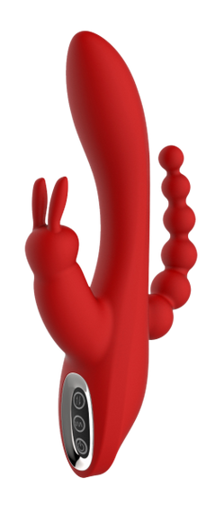 Вібромасажер потрійний Dream toys RED REVOLUTION HERA Sex Aura