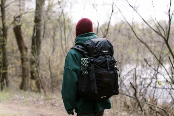 Рюкзак Tramp Hike 30 л чорний, Похідний туристичний рюкзак трамп для трекінгу, Рюкзак для походу і полювання | Зображення 3