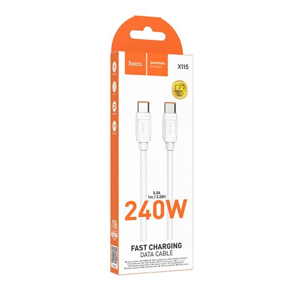 USB Hoco X115 Type-C to Type-C 240W | Зображення 2