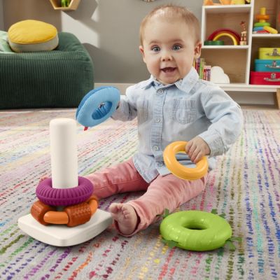 Розвиваюча іграшка Fisher-Price Пірамідка Розвиток сенсорики (HXK47) | Зображення 7