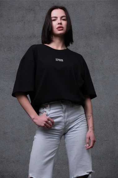 Оверсайз футболка з принтом Without Money Grafity Black | Зображення 3