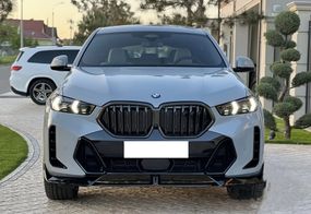 Накладка на передній бампер Paradigm Black Knight (для M-Sport, 2023-2025) для BMW X6 G06 2019- рр