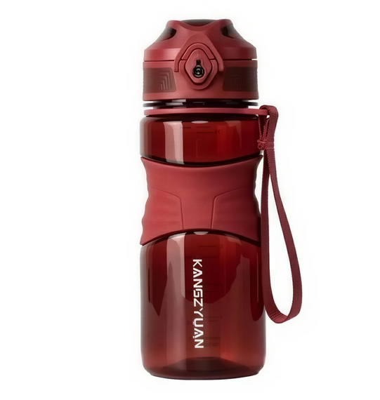 Спортивная бутылка для воды KANGZYUAN 450 мл красная, тритановая (BPA Free) | Зображення 4