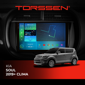 Штатна магнітола Torssen 2K Kia Soul 2019+ clima F96128 4G Carplay DSP