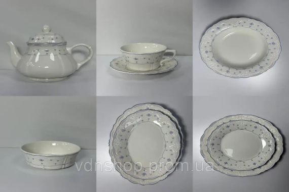 Столовий сервіз на 6 осіб 34 предмети DY05 | Зображення 2
