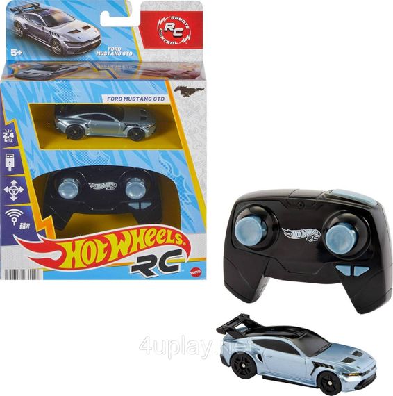 Машинка Хот Вилс Форд Мустанг 1:64 на пульте управления для трека Hot Wheels Ford Mustang Mattel