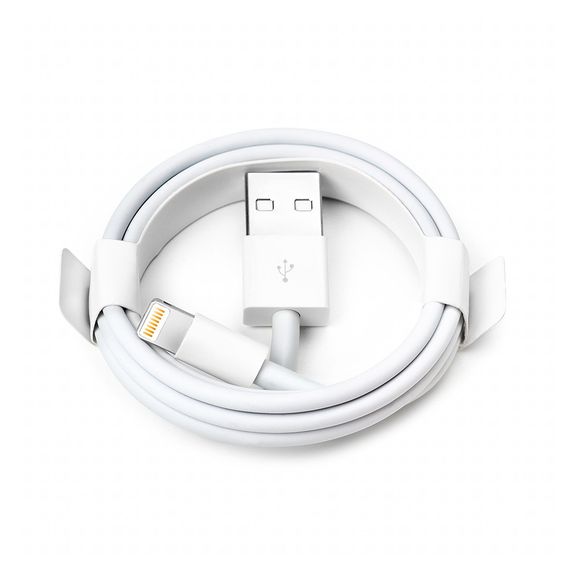Кабель Apple USB — Lightning 1 м-білий | Зображення 1