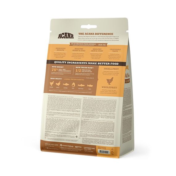 Сухий корм з птахом для котів будь-якого віку Acana Wild Prairie Cat, 340 гр | Зображення 3