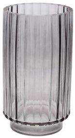 Ваза настольная стеклянная 20.5х11.5см Manhattan gray