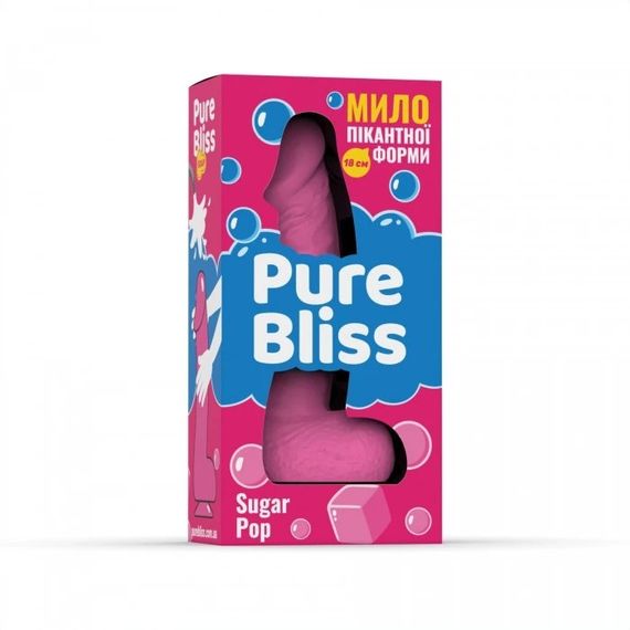 Мило у формі пеніса Pure Bliss Sugar Pop з ароматом жуйки, рожеве, 18 см Sex Aura | Зображення 6