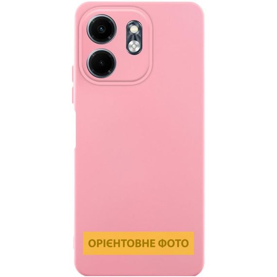 Чохол TPU GETMAN Liquid Silk Full Camera для Motorola Moto G05 / E15 4G Рожевий / Pink