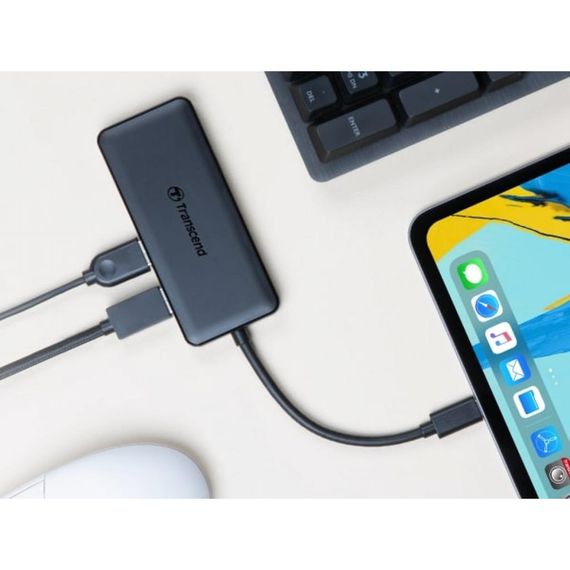 Концентратор Transcend Type-C HUB 6 ports microSD/SD Black (TS-HUB5C) | Зображення 4