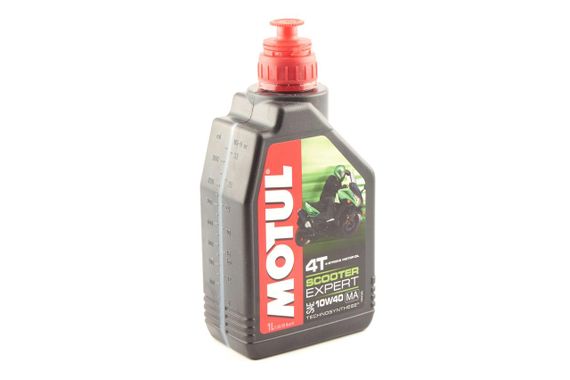 Олія 4T, 1 л (напівсинтетика, 10W-40, Scooter Expert MA, API SM/SL/SJ) MOTUL con105960)
