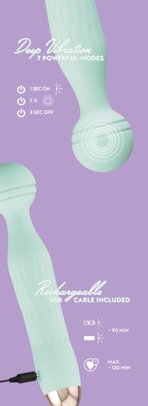 Вібратор-мікрофон м'ятного кольору Sex Aura | Зображення 4