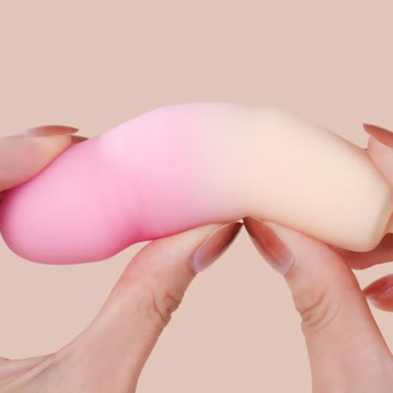 Виброяйцо с фрикциями Zemalia Tanmi + APP, градиент розовый Sex Aura | Зображення 3