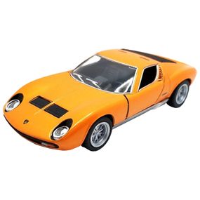 Коллекционная машинка "Lamborghini Miura P400 SV" KT5390W(Orange) масштаб 1:42
