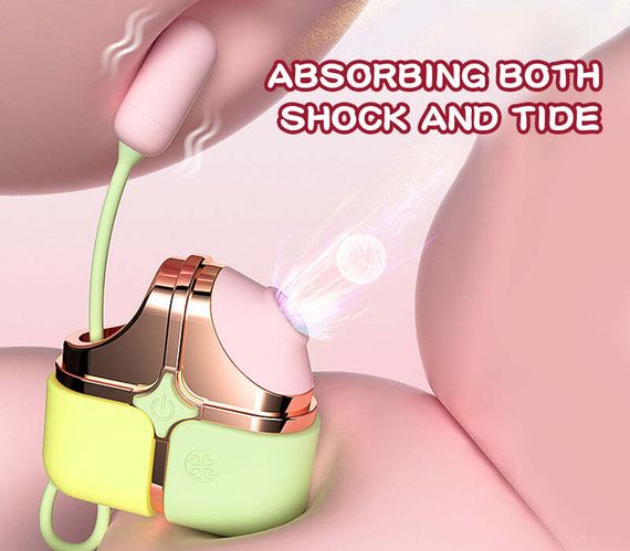 Вакуумний стимулятор з вібратором 2 в 1 | Зображення 8