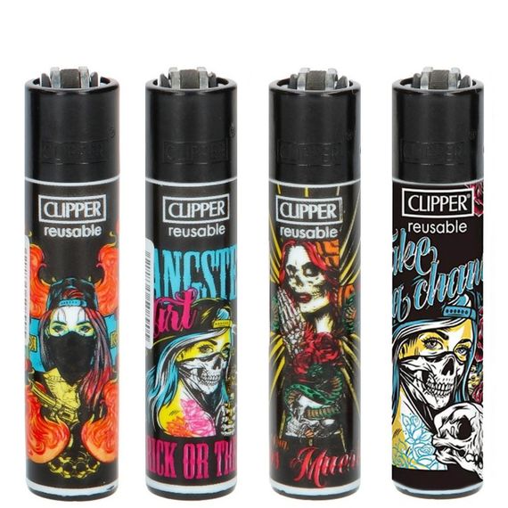 Газовая Запальничка Clipper Lighters Колекція Graffiti Leaves